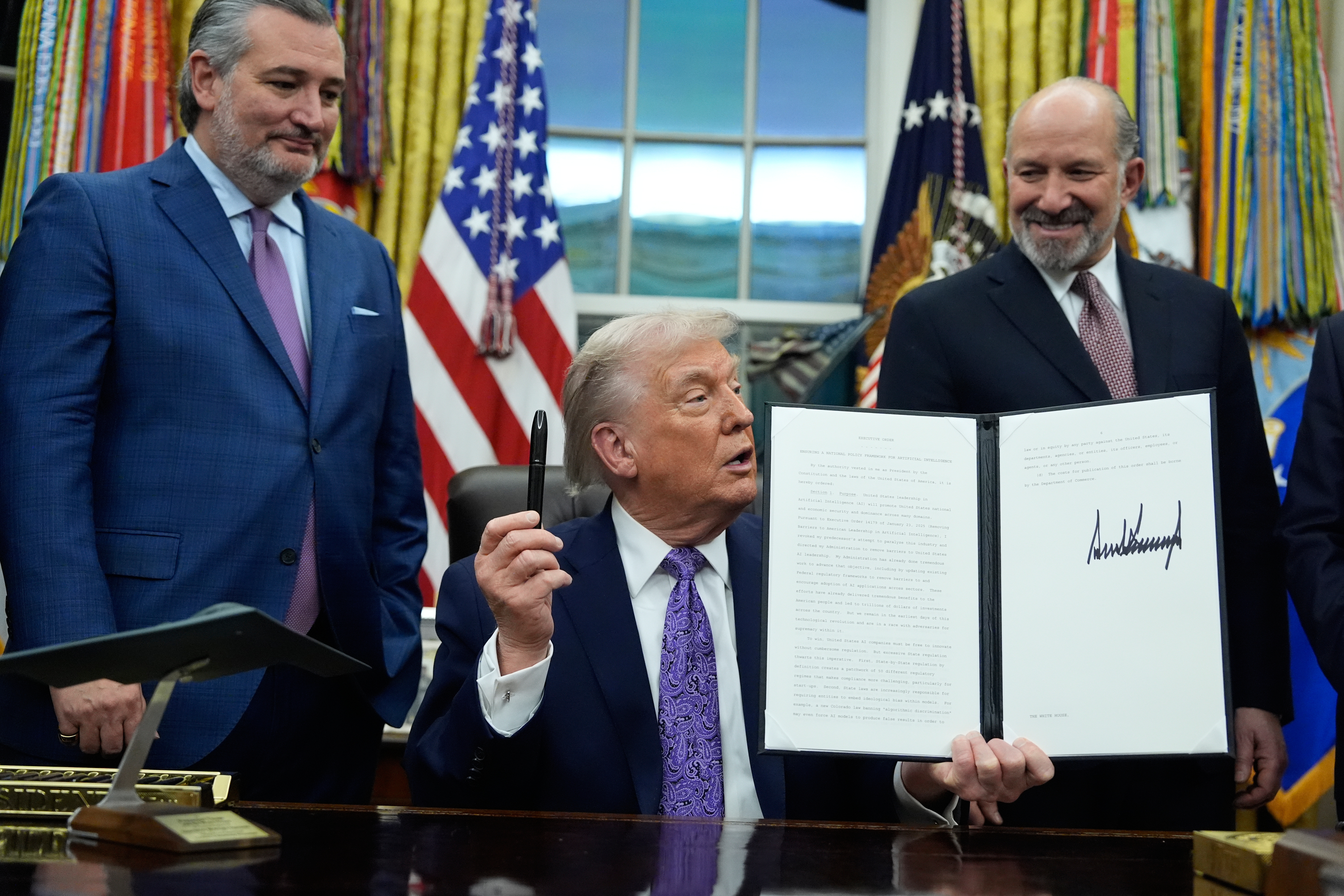 Trump signs executive order to block state AI regulations | kare11.com