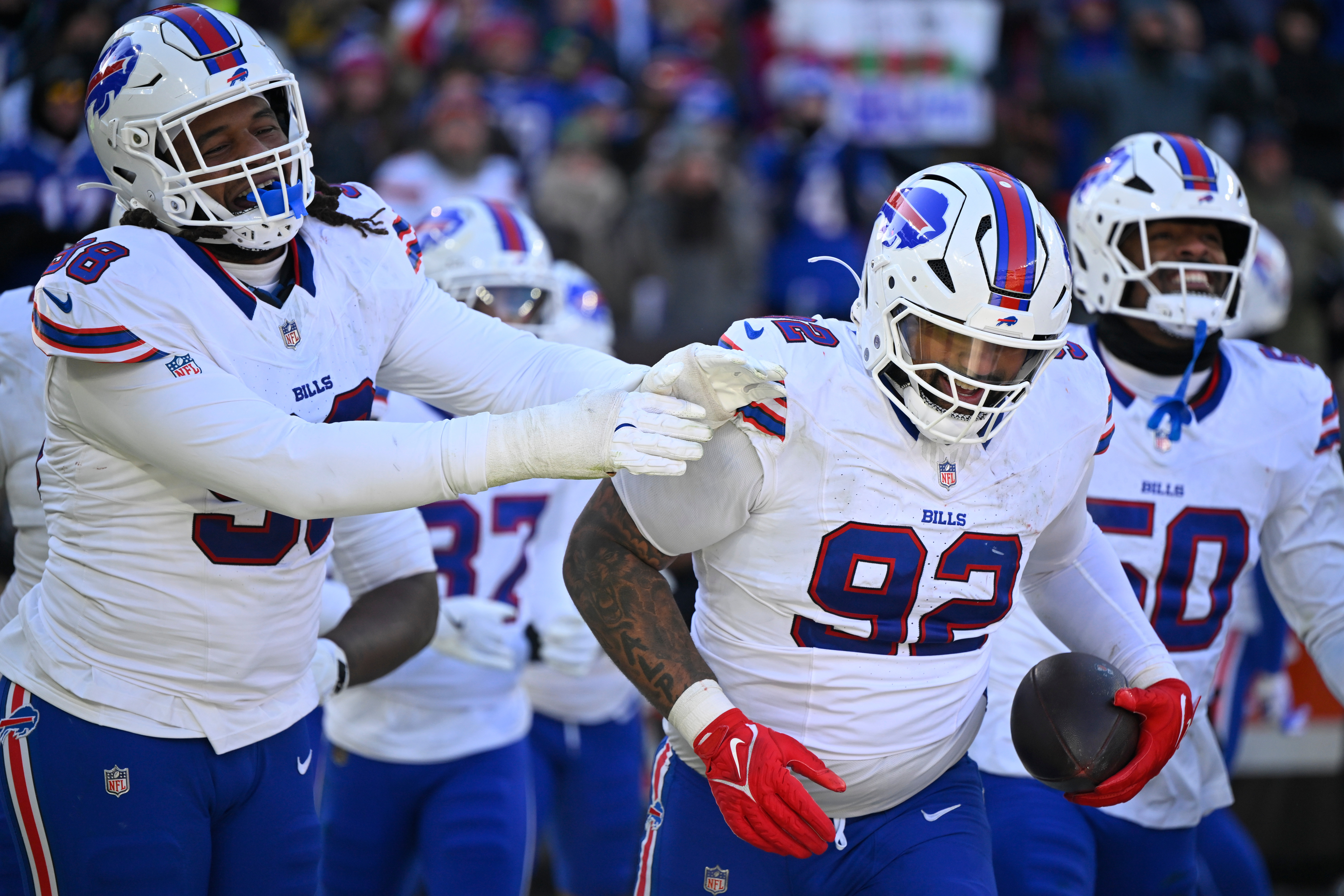 Bills defense overcomes deficiencies by continuing to come up big when it  matters | king5.com