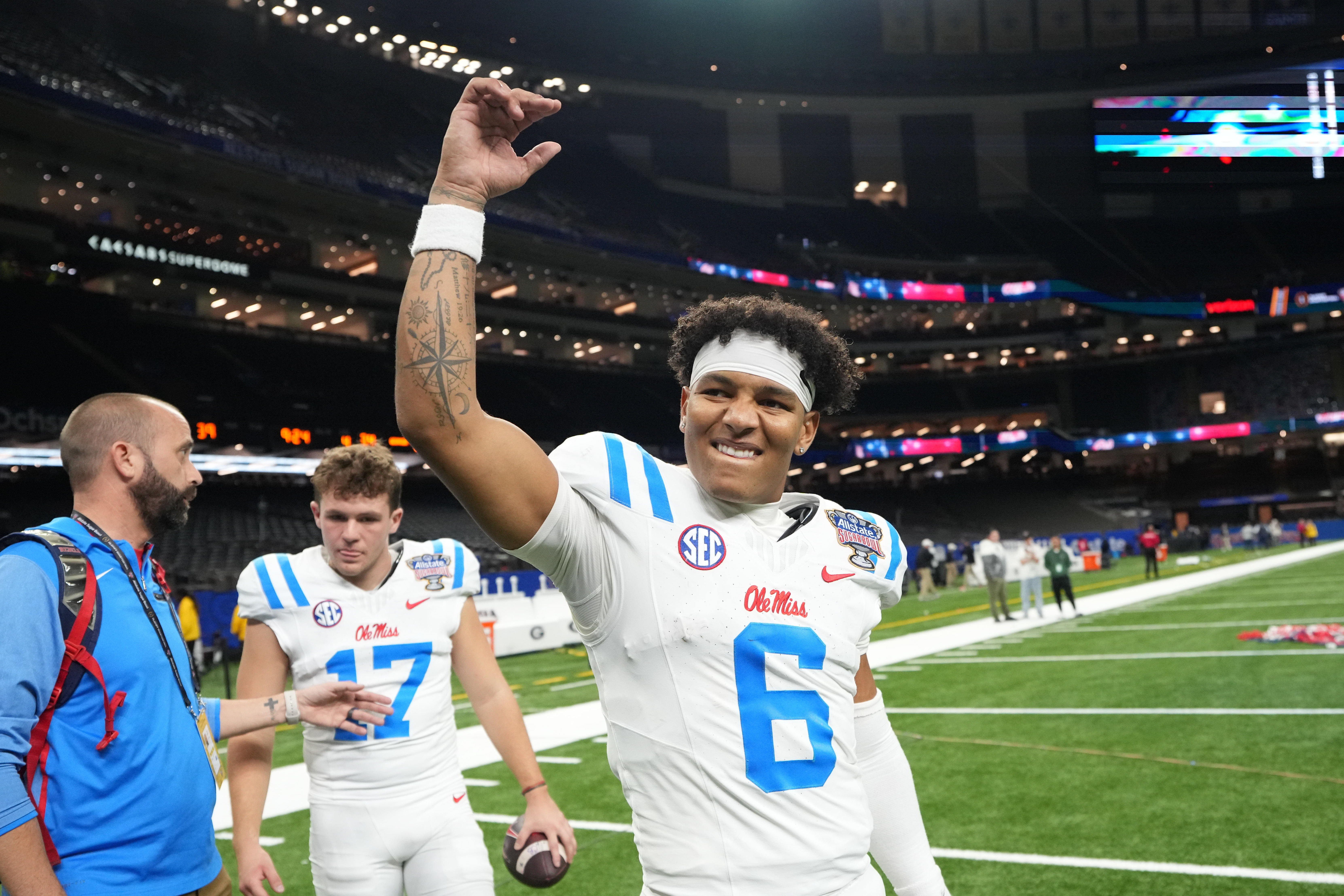 Trinidad Chambliss plans to return to Ole Miss, pending NCAA ruling on eligibility