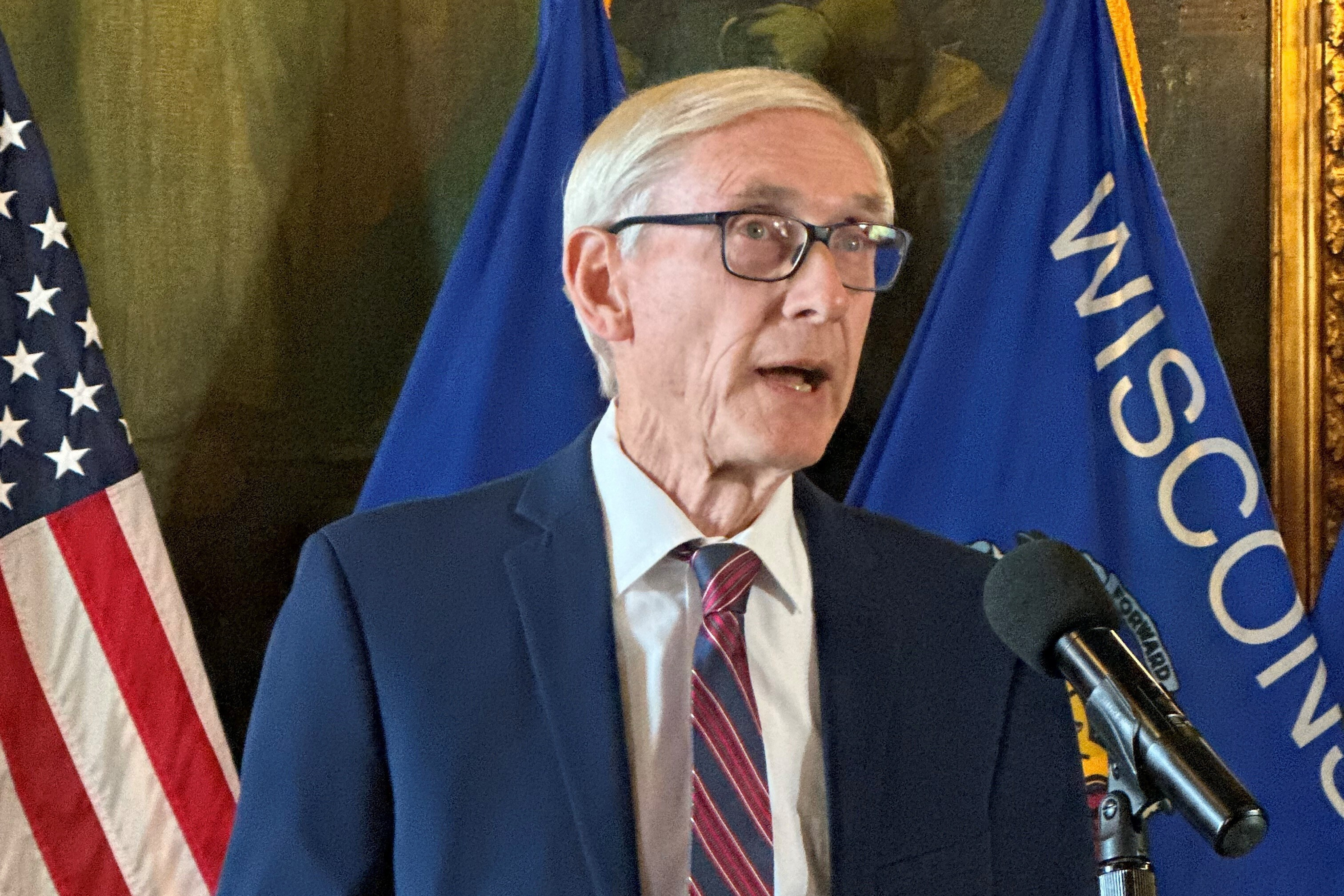 Gov. Tony Evers urges the Wisconsin Legislature to act on his key priorities in his final year