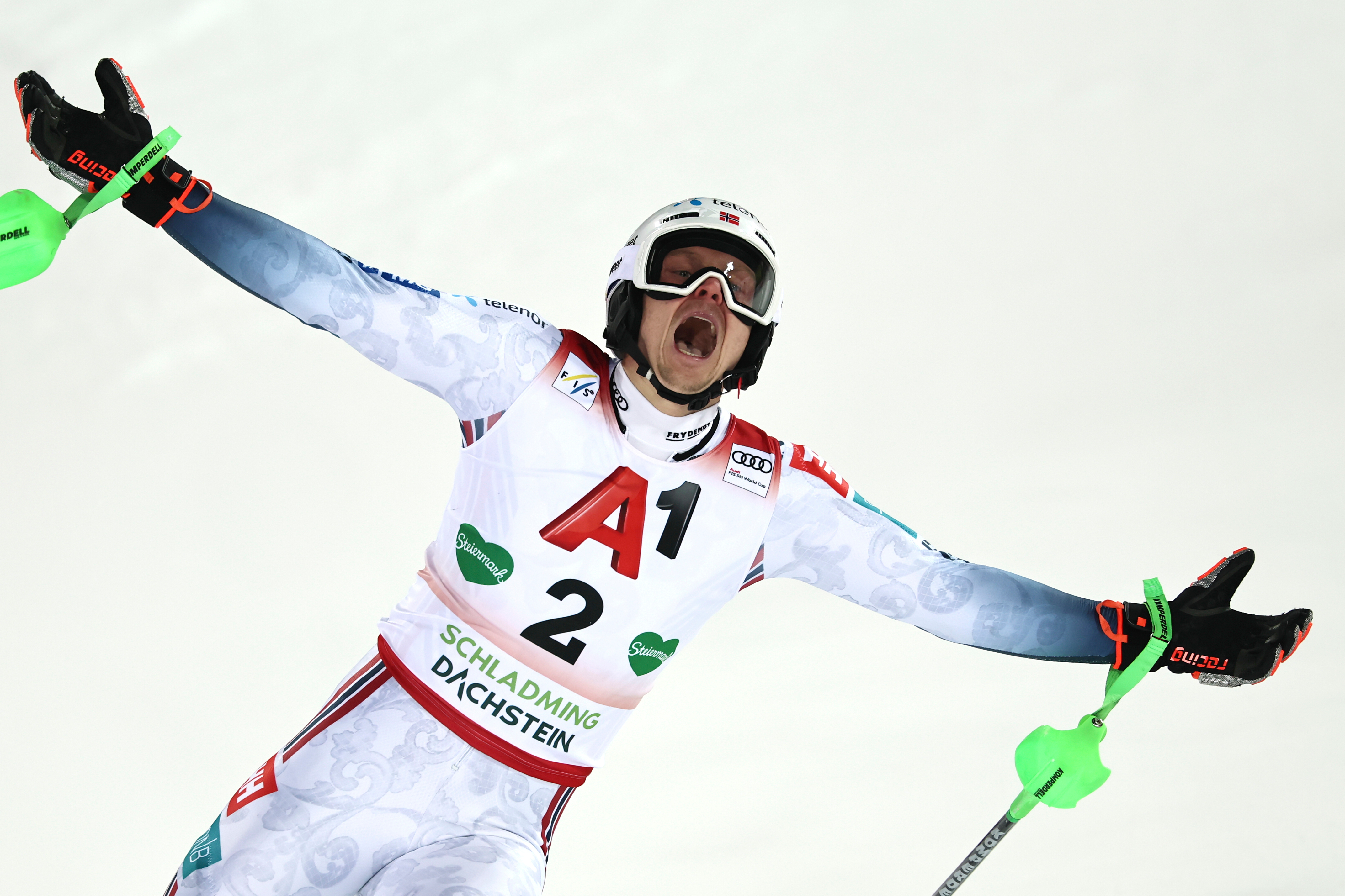 Atle Run Norwegian skier Atle Lie McGrath leads last World Cup slalom before ...