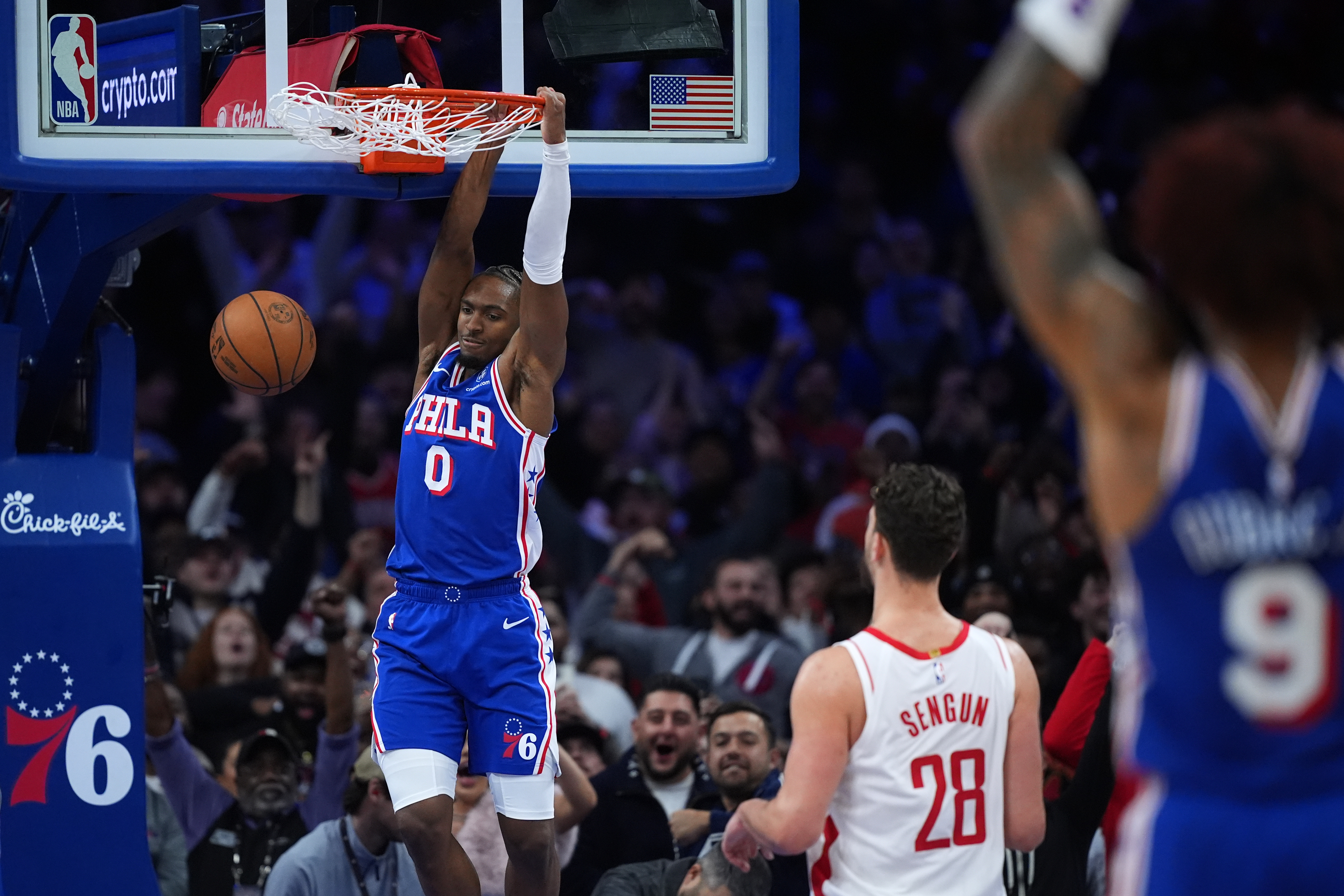 Embiid posts triple-double, Maxey scores 36 as 76ers beat Rockets in OT |  kvue.com