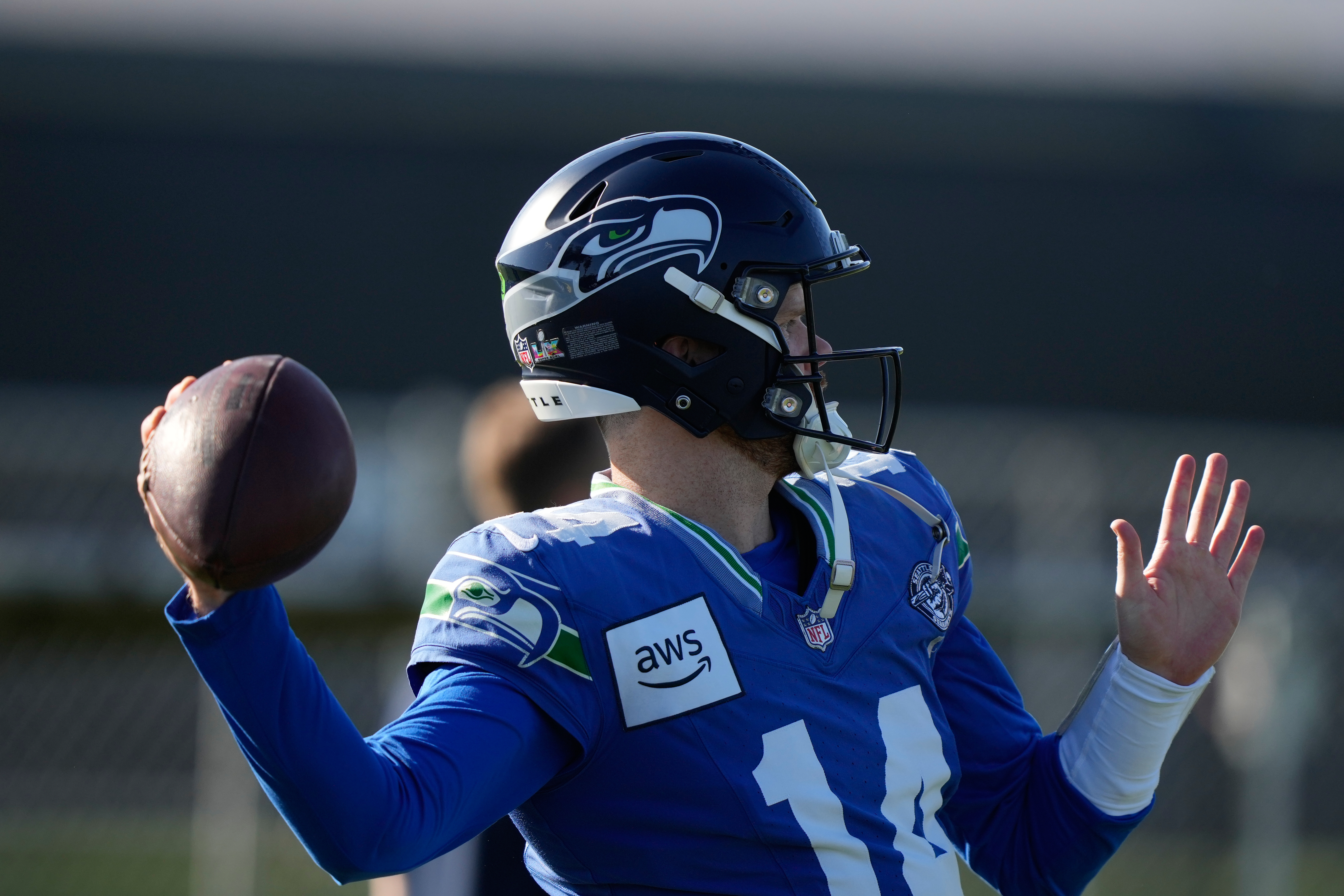 Seattle Seahawks QB Sam Darnold says oblique feels ‘really good’ ahead of Super Bowl